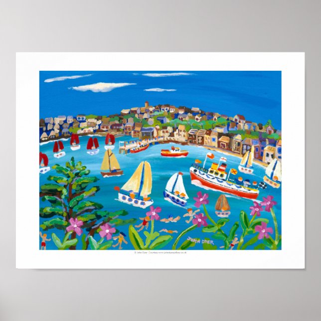 Art Print: Campion Days, Cornwall by John Dyer Poster (Front)