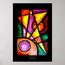 Art Print, Comet Chaser, Acrylic