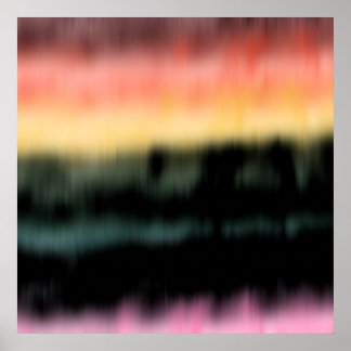 Art Print, Digital Tie Dye Poster