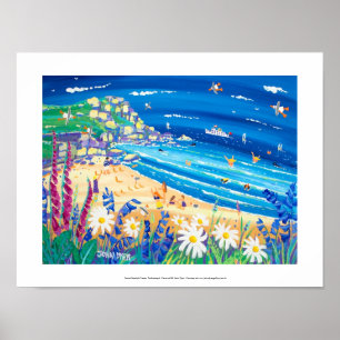 Art Print: Secret Seaside Treats, Porthchapel Poster