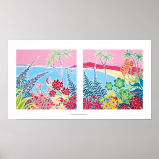 Art Print: Tresco, Isles of Scilly, Cornwall. Poster