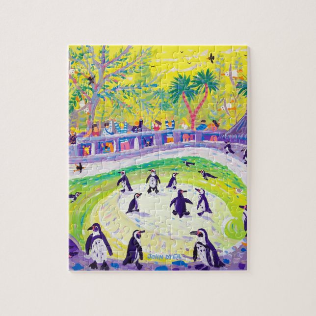 Art Puzzle: Penguins by John Dyer Jigsaw Puzzle (Vertical)
