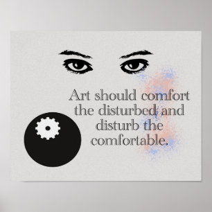 Art  - quote about art - Art Print
