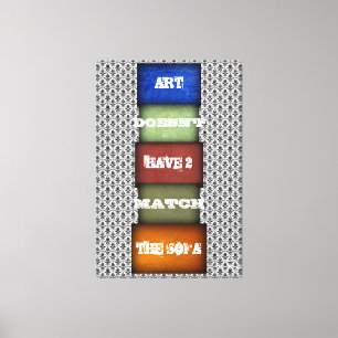 Art Quote Named And Signed 2 Canvas Print