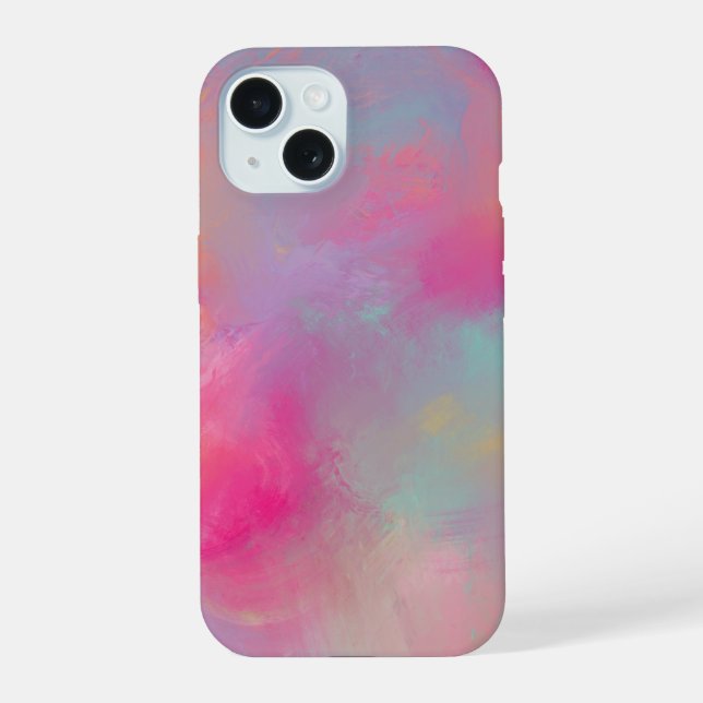 Art Rainbow colours gradient  iPhone 15 Case (Back)