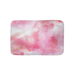 art red avant-garde background hand paint 2 bath mat