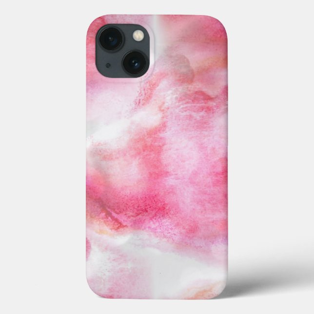 art red avant-garde background hand paint Case-Mate iPhone case (Back)