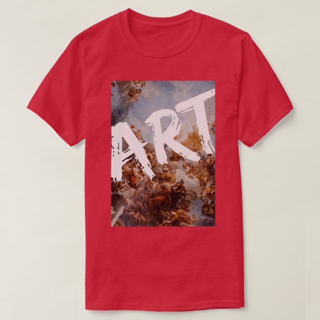 ART Renaissance Painting Graffiti Design Typograph T-Shirt (Design Front)