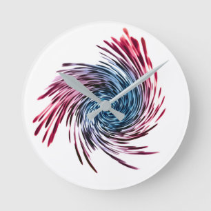 ART ROUND CLOCK