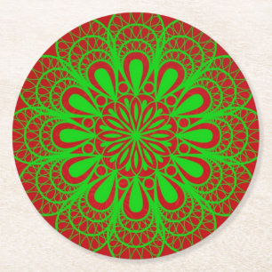 Art round paper coaster