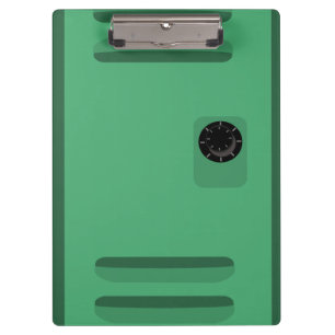 Art School Locker Fun Memories Cartoon Clipboard