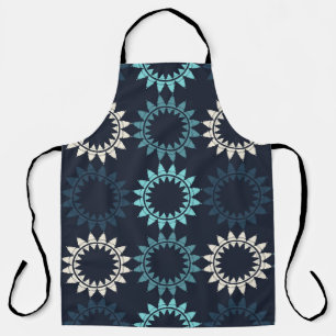 Art seamless pattern. Folk motif. Vintage geometri Apron