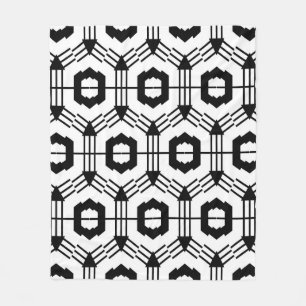 Art seamless pattern. Vintage geometric background Fleece Blanket