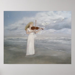 Art - Serenade Fantasy Art  Poster