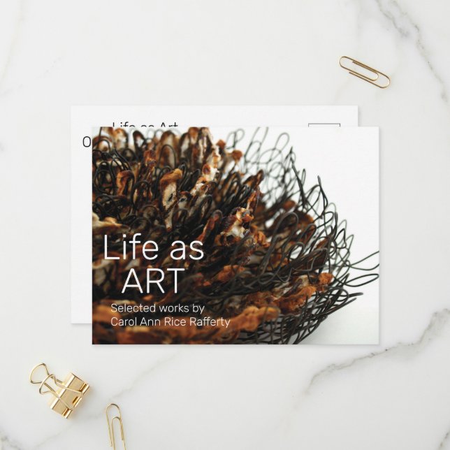 Art Show Invitation Postcard (Front/Back In Situ)