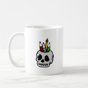 Art Skull Coffee Mug