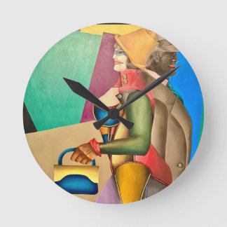 Art spain round clock
