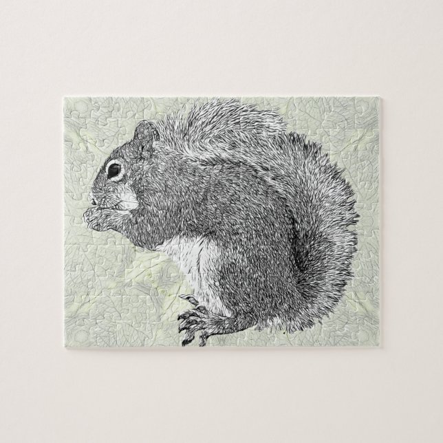 Art Squirrel Jigsaw Puzzle (Horizontal)