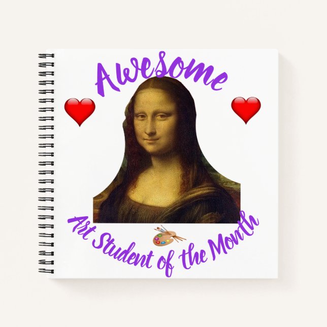 Art Student of the Month Notebook (Front)