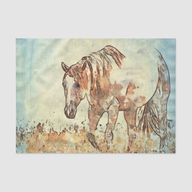 Art Studio 12216 Horse Tissue Paper (Front)