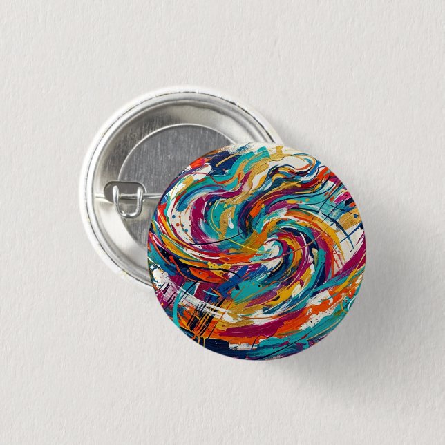 Art & Style 3 Cm Round Badge (Front & Back)