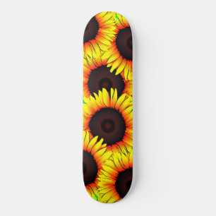 Art Sunflowers - Hot Summer Skateboard
