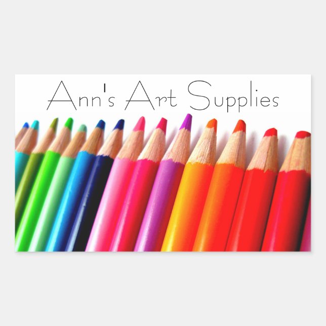 Art Supplies Label (Front)