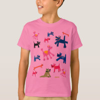 Art T-Shirt: Crazy Cornish Dogs