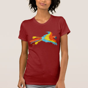 Art T-Shirt: Tropical Parrot T-Shirt