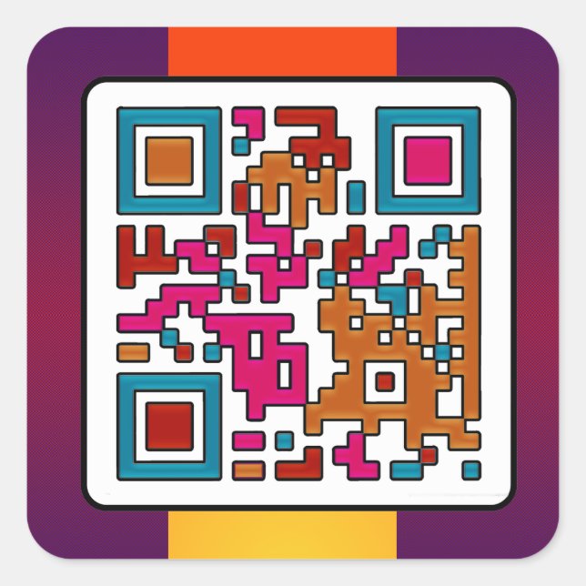 ART TAG QR CODE Sticker (Front)