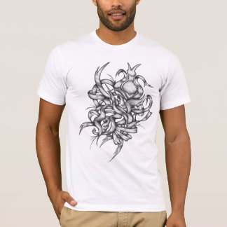 Art Tattoo stylish stripe graphic custom t shirt