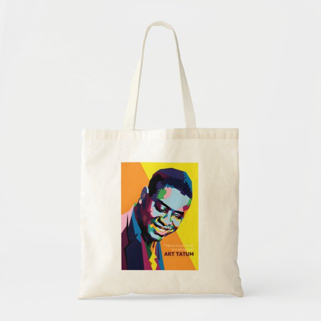 Art Tatum Tote Bag (Front)
