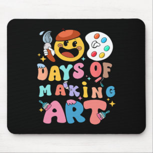 Art Teacher 100 Days Of Making Art Teacher 100th D Mouse Mat