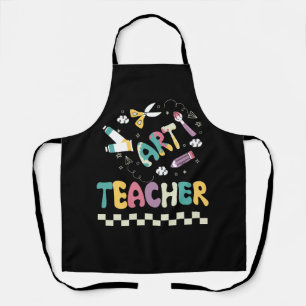 Art Teacher Art Therapist Hooray It's Art Day Back Apron