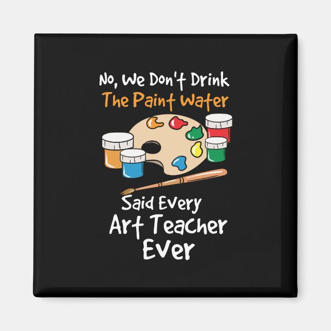 Art Teacher Artist Magnet (Front)