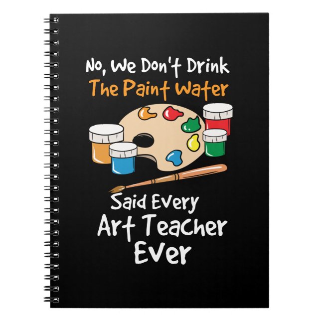 Art Teacher Artist Notebook (Front)