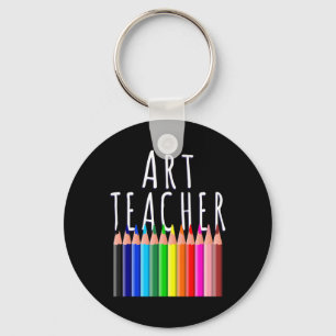 Art Teacher Back To School Creative Artist Gift Key Ring