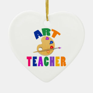 Art Teacher Ceramic Tree Decoration