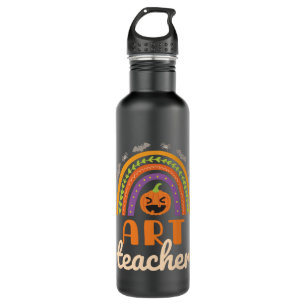 Art Teacher Halloween Boho Rainbow 710 Ml Water Bottle