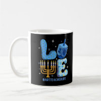 ART Teacher Life Love Hanukkah Christmas Jewish Xm