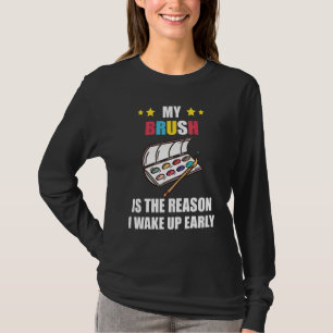 Art Teacher My Brush Artist Paint Palette Painter T-Shirt