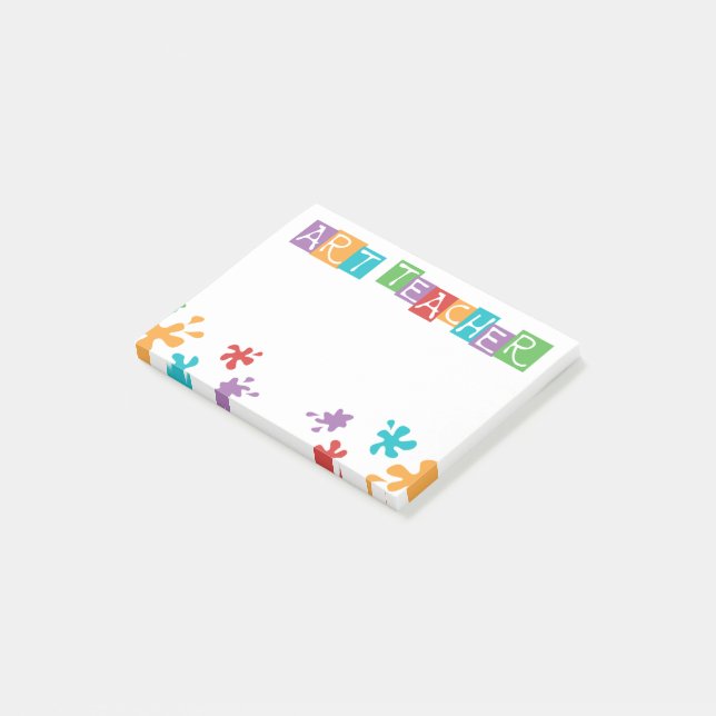 Art Teacher Post-it Notes (Angled)