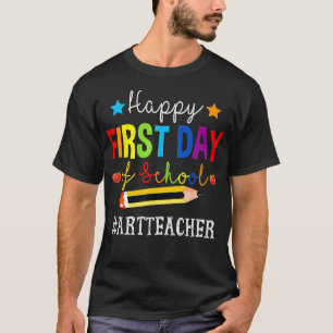 Art Teacher Squad Happy 1st Day Of School Back to  T-Shirt