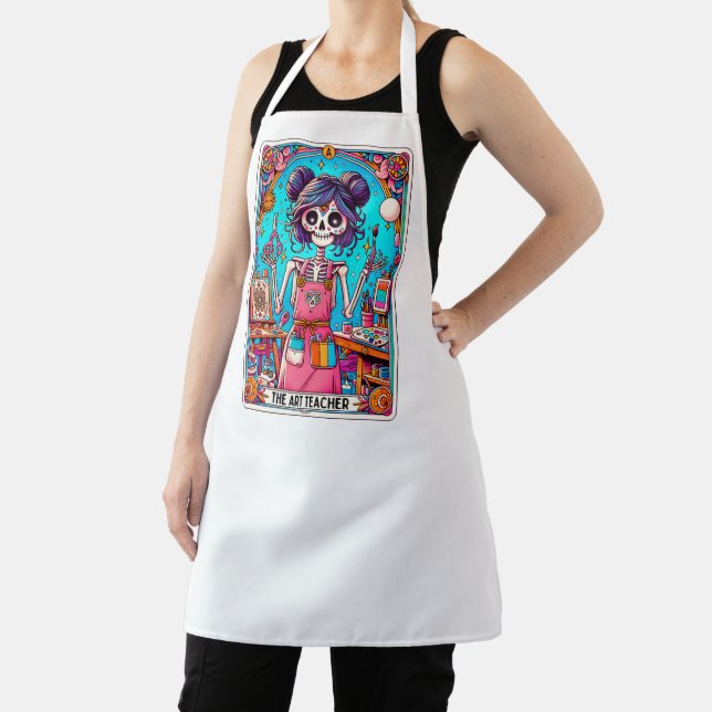 Art Teacher Tarot Card  Apron (Insitu)