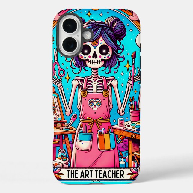 Art Teacher Tarot Card  Case-Mate iPhone Case (Back)