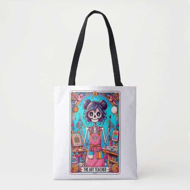 Art Teacher Tarot Card  Tote Bag (Front)