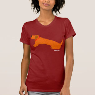 Art Tee Shirt: Sausage Dog