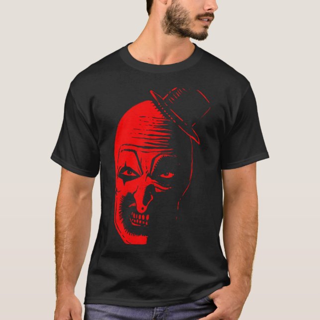Art the Clown the creepy blood red T-Shirt (Front)