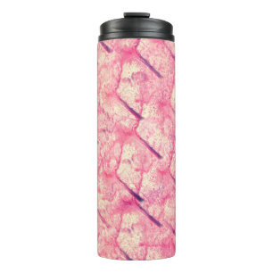 art The pink watercolor ink paint blob watercolour Thermal Tumbler