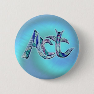 Art the Word 6 Cm Round Badge